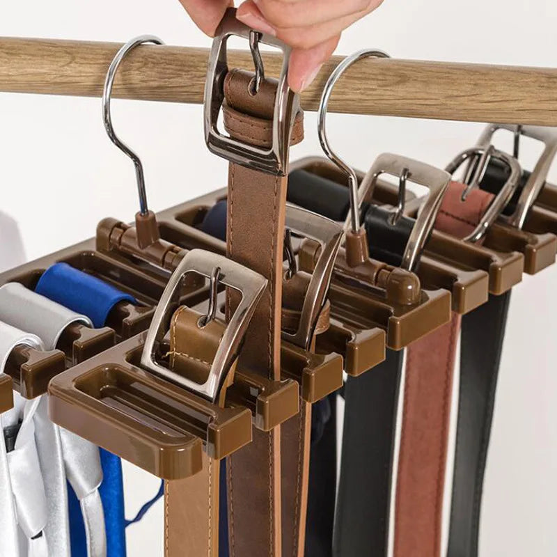 Belt Hanger Rotating Organizer Rack.