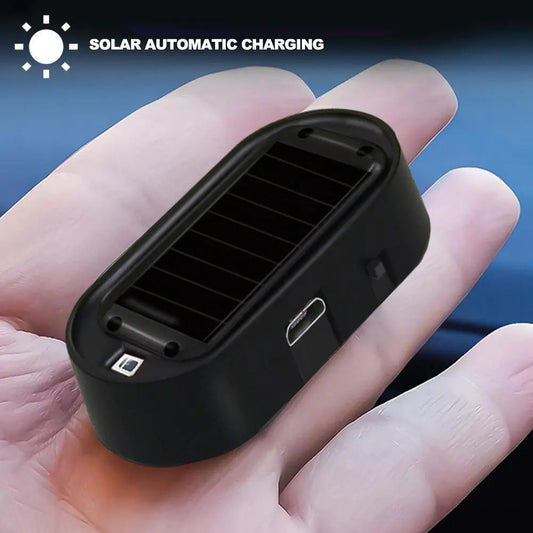 Solar-Powered Car Security Simulator Light