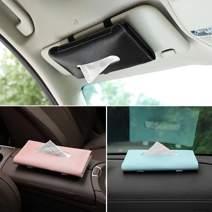 Car Sun Visor Tissue Box Holder