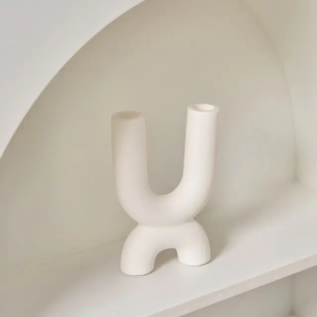 Ceramic Candlestick Holder