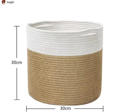 Thick Heavy Cotton Rope Laundry Bucket